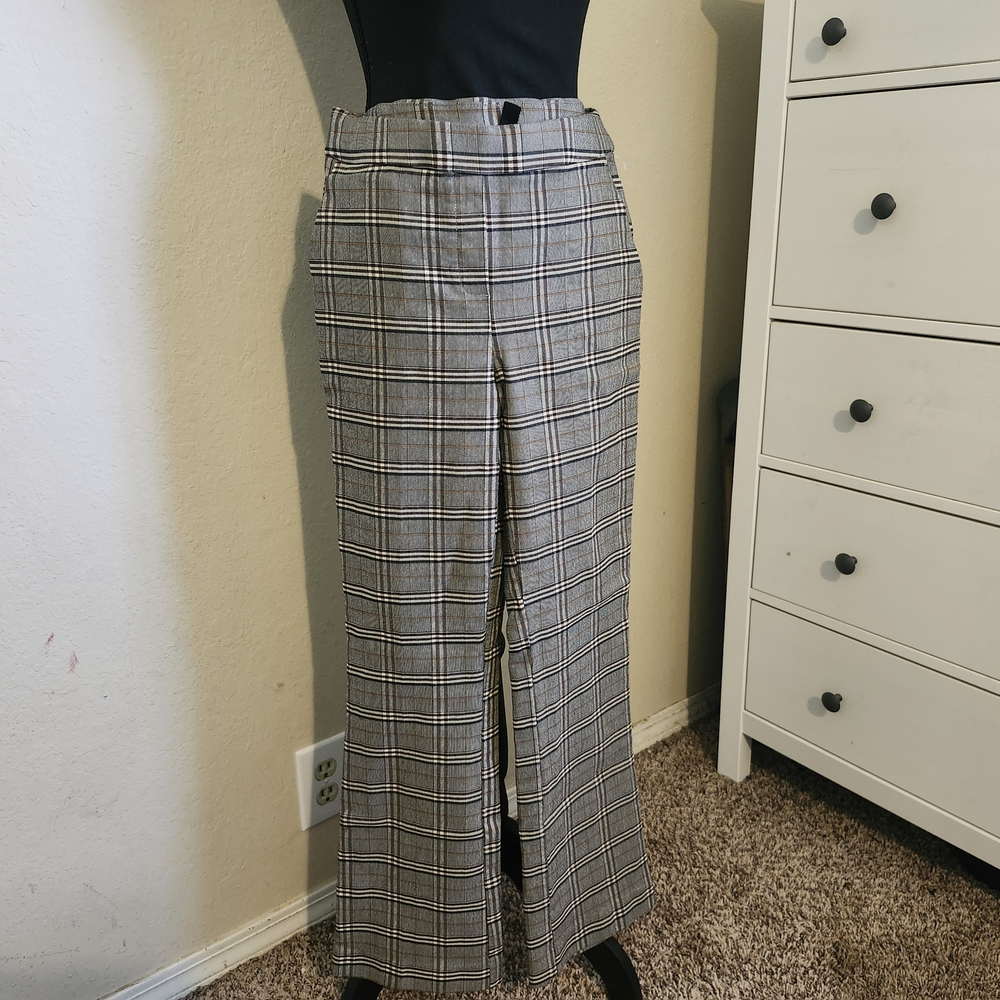 Retro, Vintage Inspired Plaud Womens Trouser